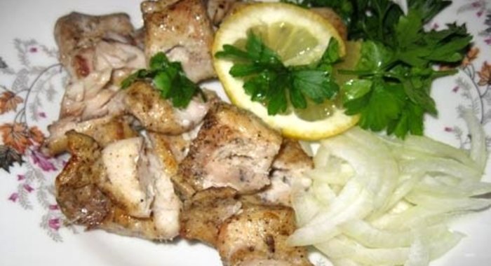 Шашлык из щуки