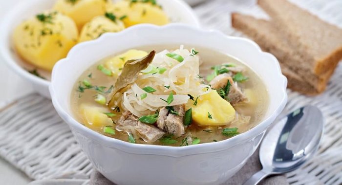 Щи из кислой капусты