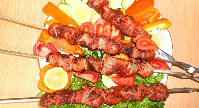 Шашлык из окорока свинины
