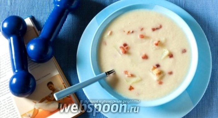 Диетический суп-пюре с кольраби