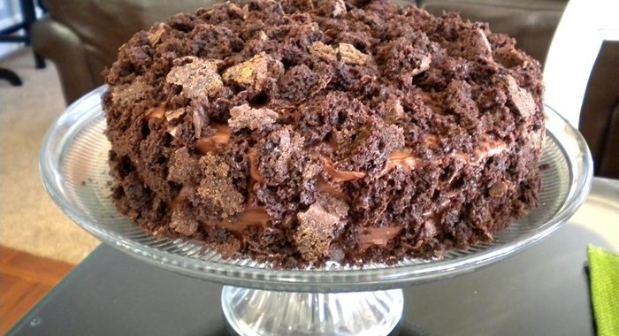 Шоколадный торт Черная вуаль