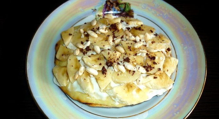 Мини-тортик с бананом