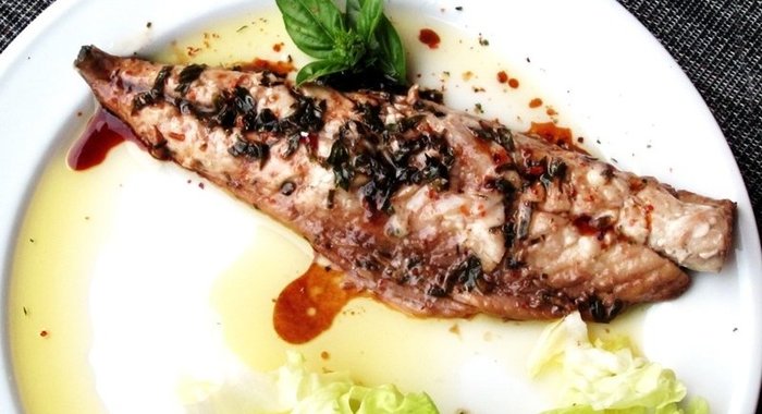 Скумбрия в горячем маринаде