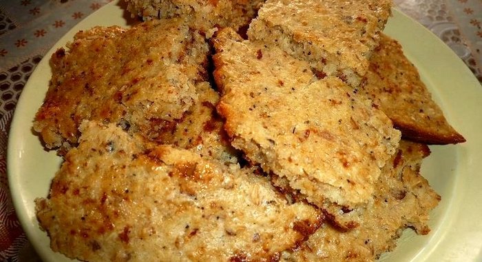 Овсяный коржик к чаю