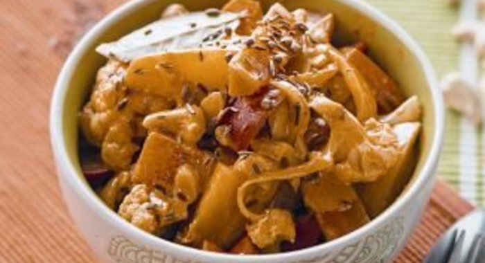 Овощное рагу в индийском стиле