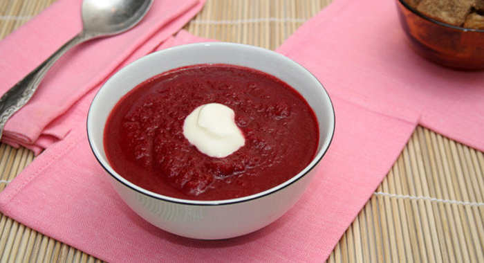 Суп-пюре из свеклы