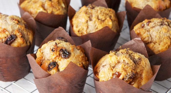 Фруктовые маффины для завтрака