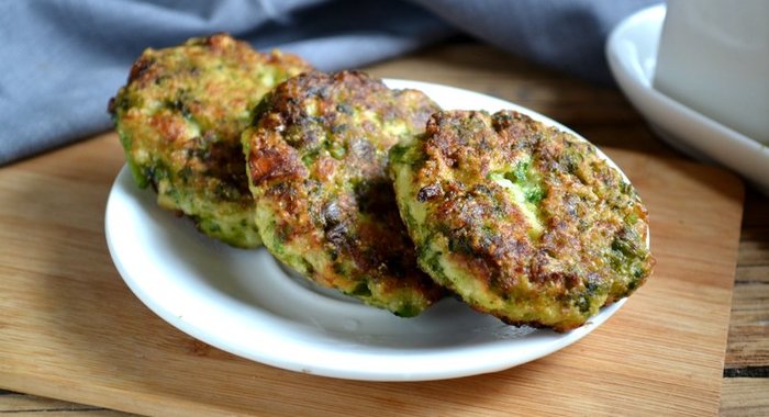 Котлеты из брокколи и цветной капусты