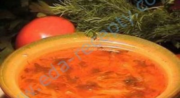 Щи с грибами