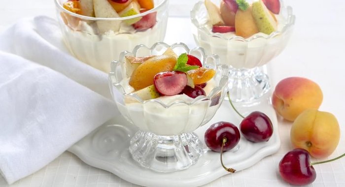 Быстрый творожный крем на завтрак