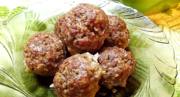 Диетические котлеты с гречкой