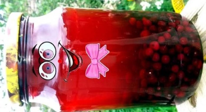 Компот из черемухи (с ароматом черешни)