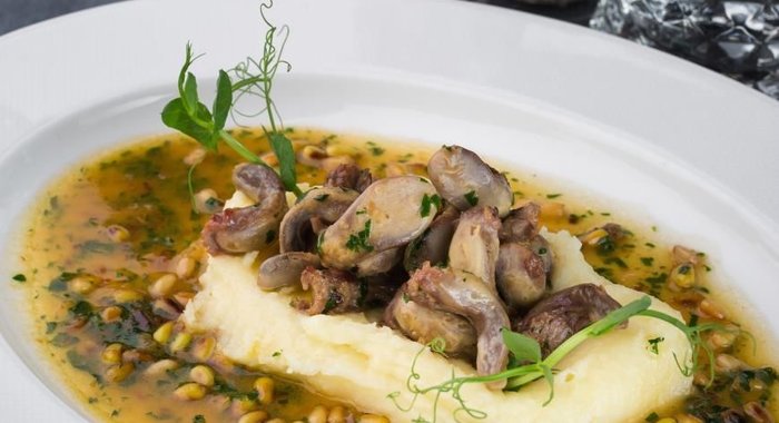 Фаршированная котлета из мидий