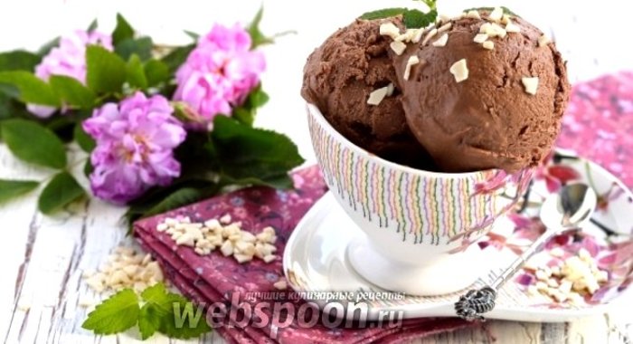 Шоколадное мороженое