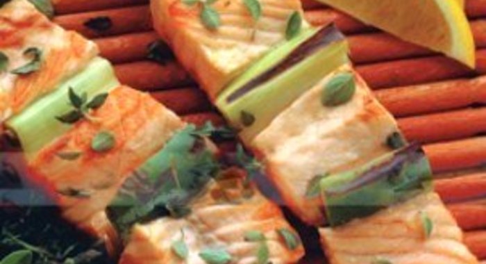 Шашлык из норвежской семги