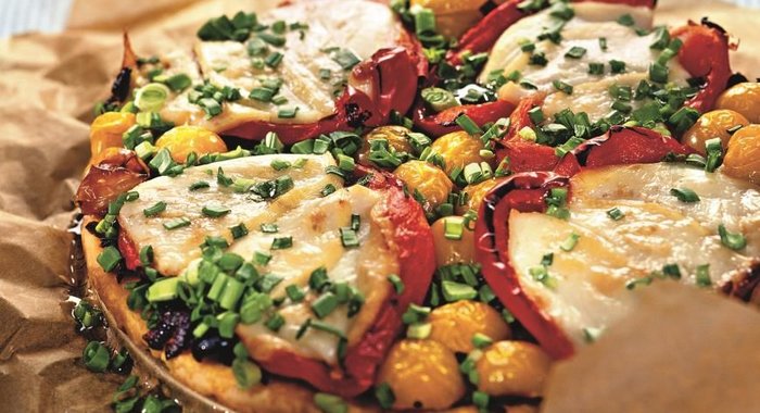 Закусочный торт с овечьим сыром