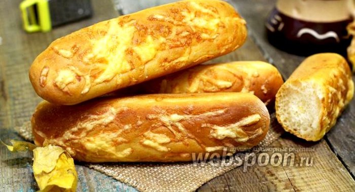 Багеты с сыром в хлебопечке