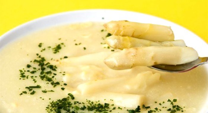 Суп-пюре из спаржи