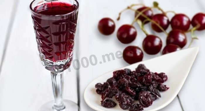 Вино из вяленой вишни