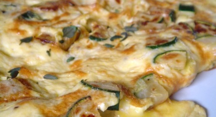 Омлет с кабачками