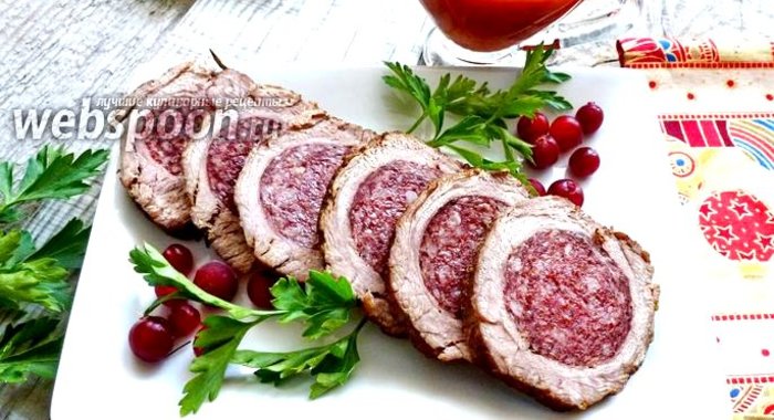 Мясной рулет «Стефания»