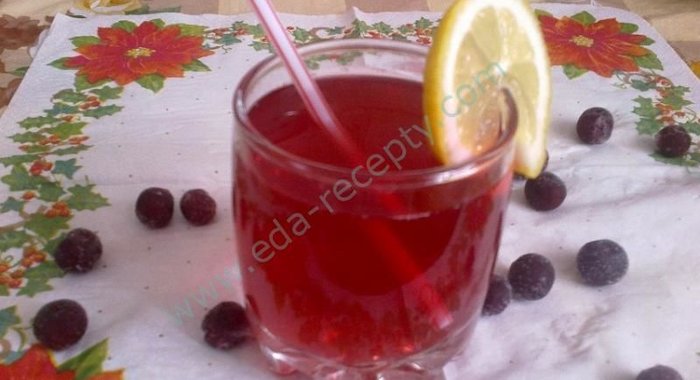 Малиновый компот из малины