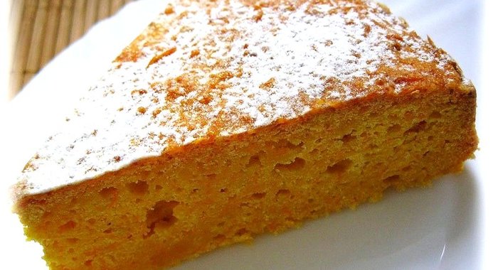 Итальянский творожный кекс на кукурузной муке