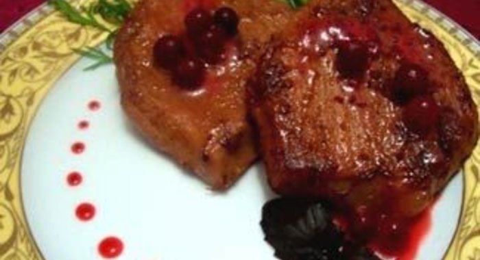 Свинина под клюквенным маринадом
