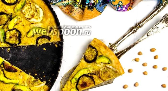 Веганская пицца с баклажанами