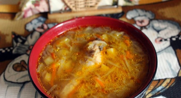 Щи из свежей капусты в мультиварке