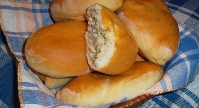 Пирожки с куриным фаршем