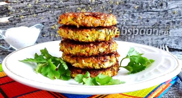 Оладьи из кабачков с морковью