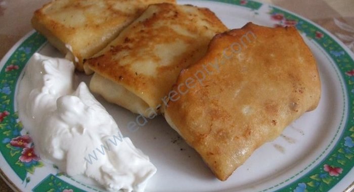 Тонкие блины с начинкой