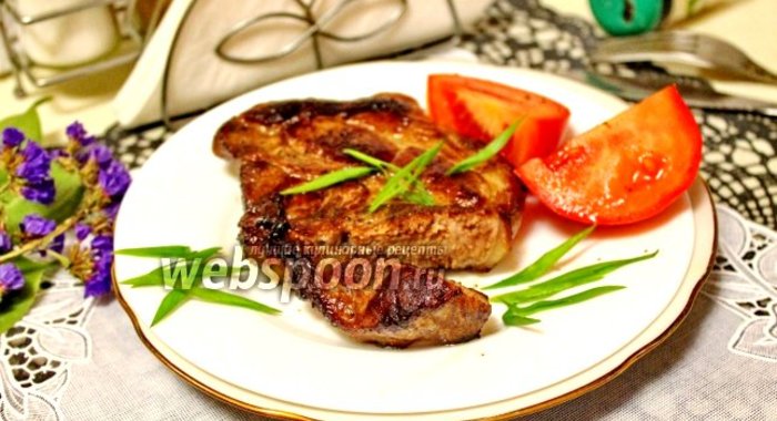 Стейк из свиной шеи