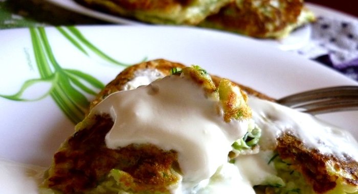 Сырные оладьи