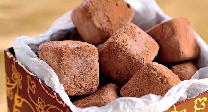 Конфеты из сухого молока и мороженого