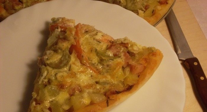 Сытная пицца