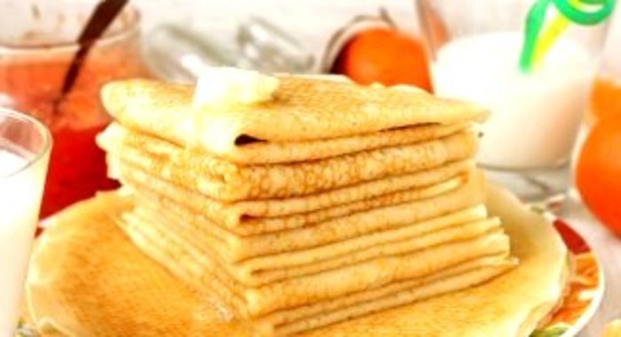 Блинчики на сыворотке без яиц