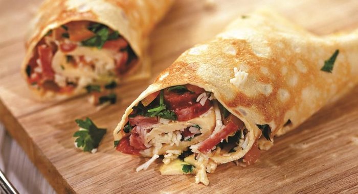 Рулет из омлета