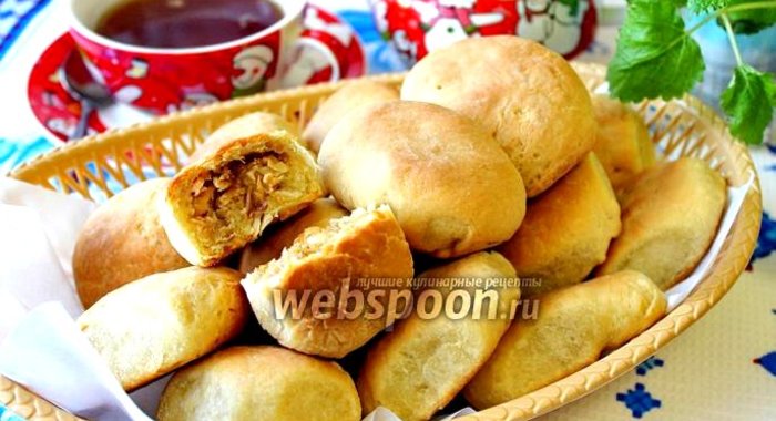 Пирожки с рыбой дрожжевые