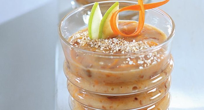 Овощной суп с овсяными хлопьями