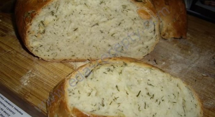 Хлеб с укропом