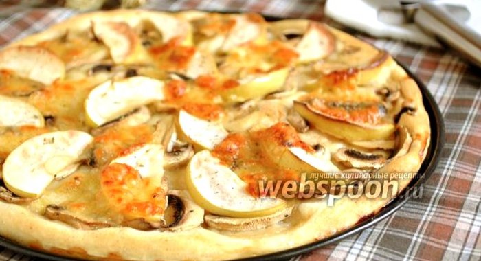 Пицца с шампиньонами