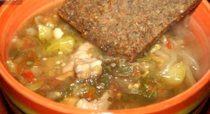 Рагу овощное с телятиной