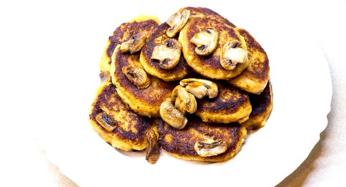 Постные котлеты с грецкими орехами