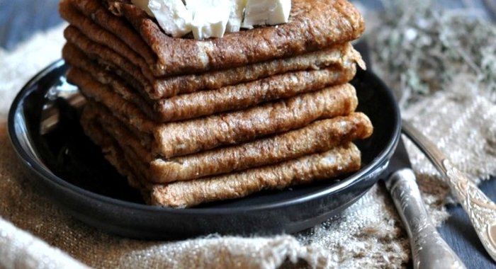 Блины ржаные постные