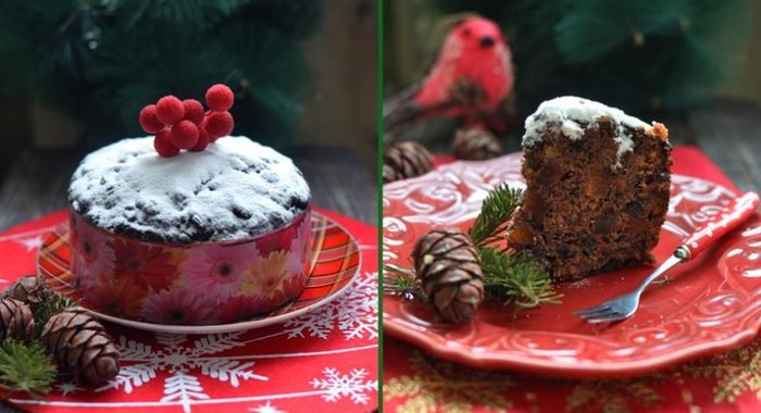 Рождественский английский кекс