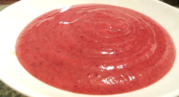 Клюквенное мороженое