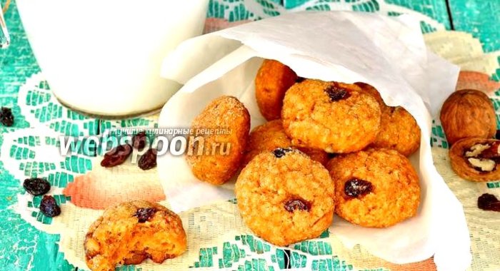 Морковно-овсяное печенье