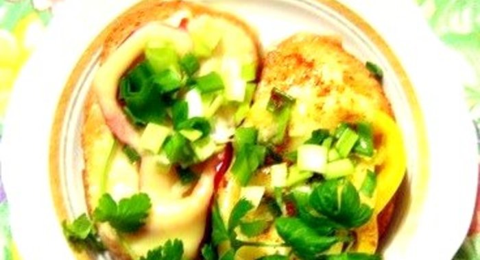 Бутерброды с болгарским перцем